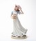 Ceramic Lady with Flower Basket Figurine, Home Décor, Gift for Her, Gift for Mom, Nature Lover Gift